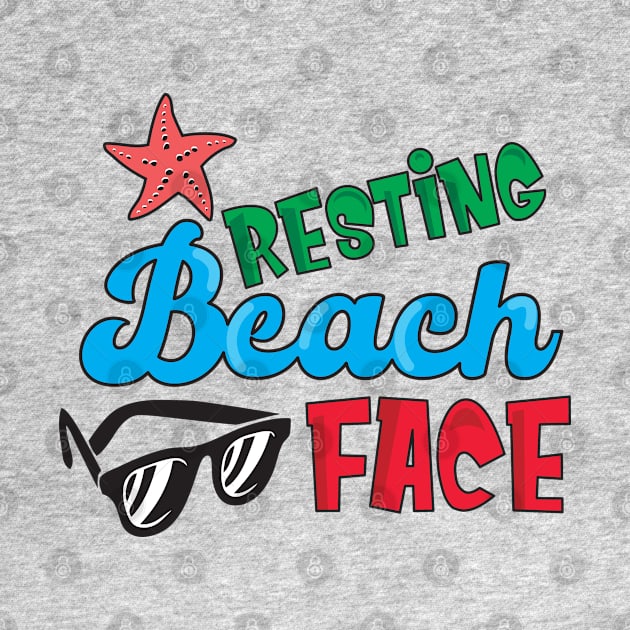 RESTING BEACH FACE by Hou-tee-ni Designs